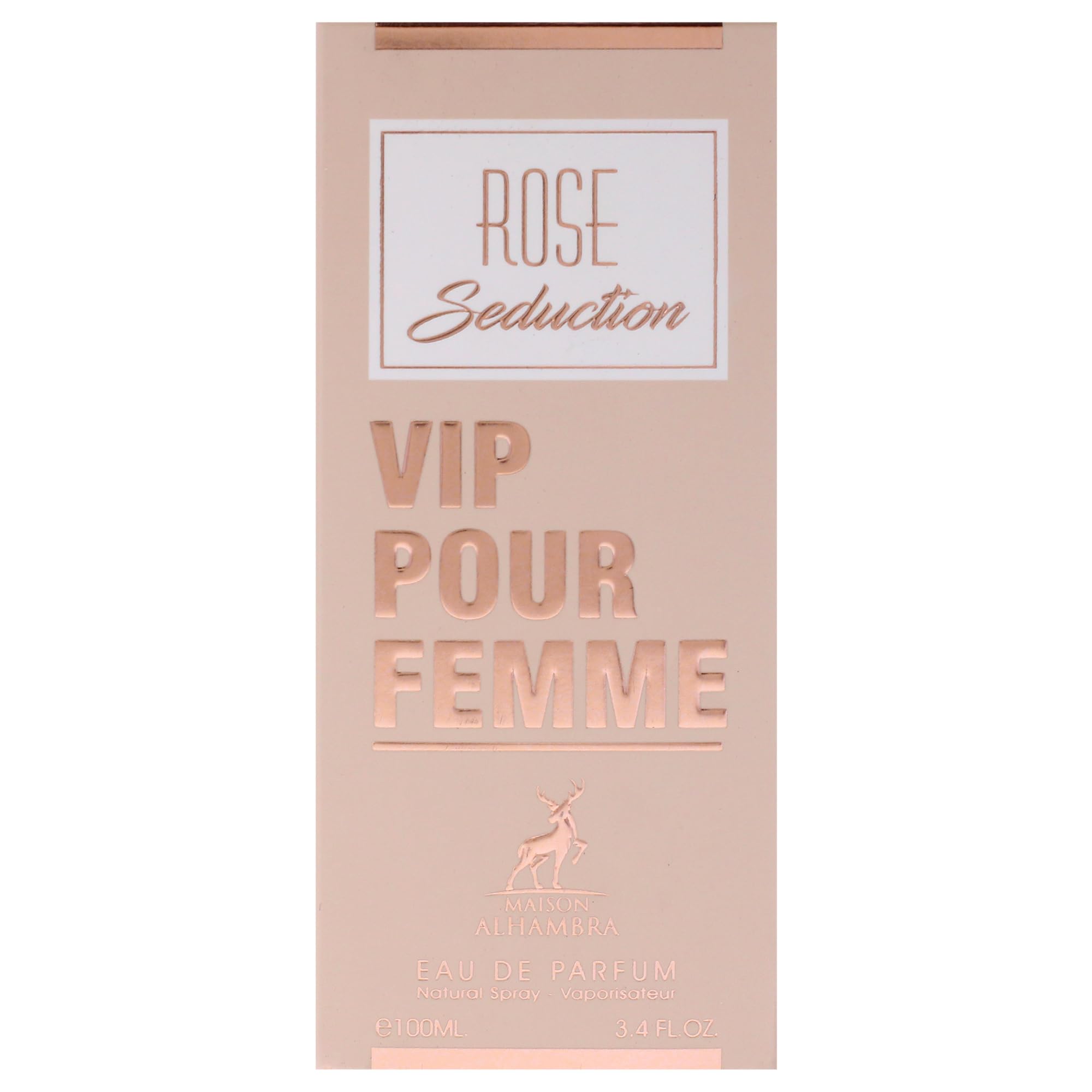 Amazon.com : Lattafa Maison Alhambra Rose Seduction Vip for Women